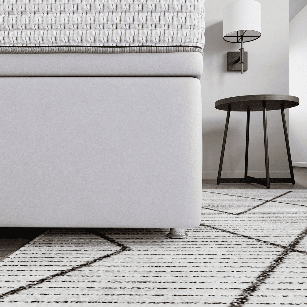 Base Cama Box Queen com Ba&uacute; Phys Corino Branca 198x158x42,5 cm Ortobom, Branco, large image number 7